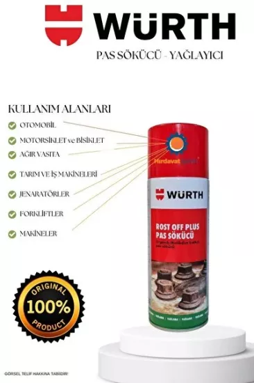 Würth PAS SÖKÜCÜ SPREY PLUS 400 ML